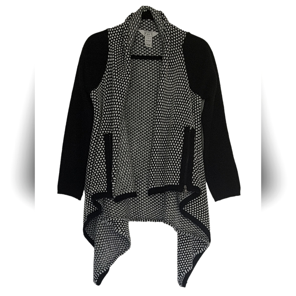Keren Hart Spring Waterfall Open Front Cardigan S